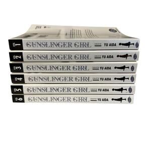 Gunslinger Girl by Yu Aida. Volumes #1-thru #6 Book Manga Anime